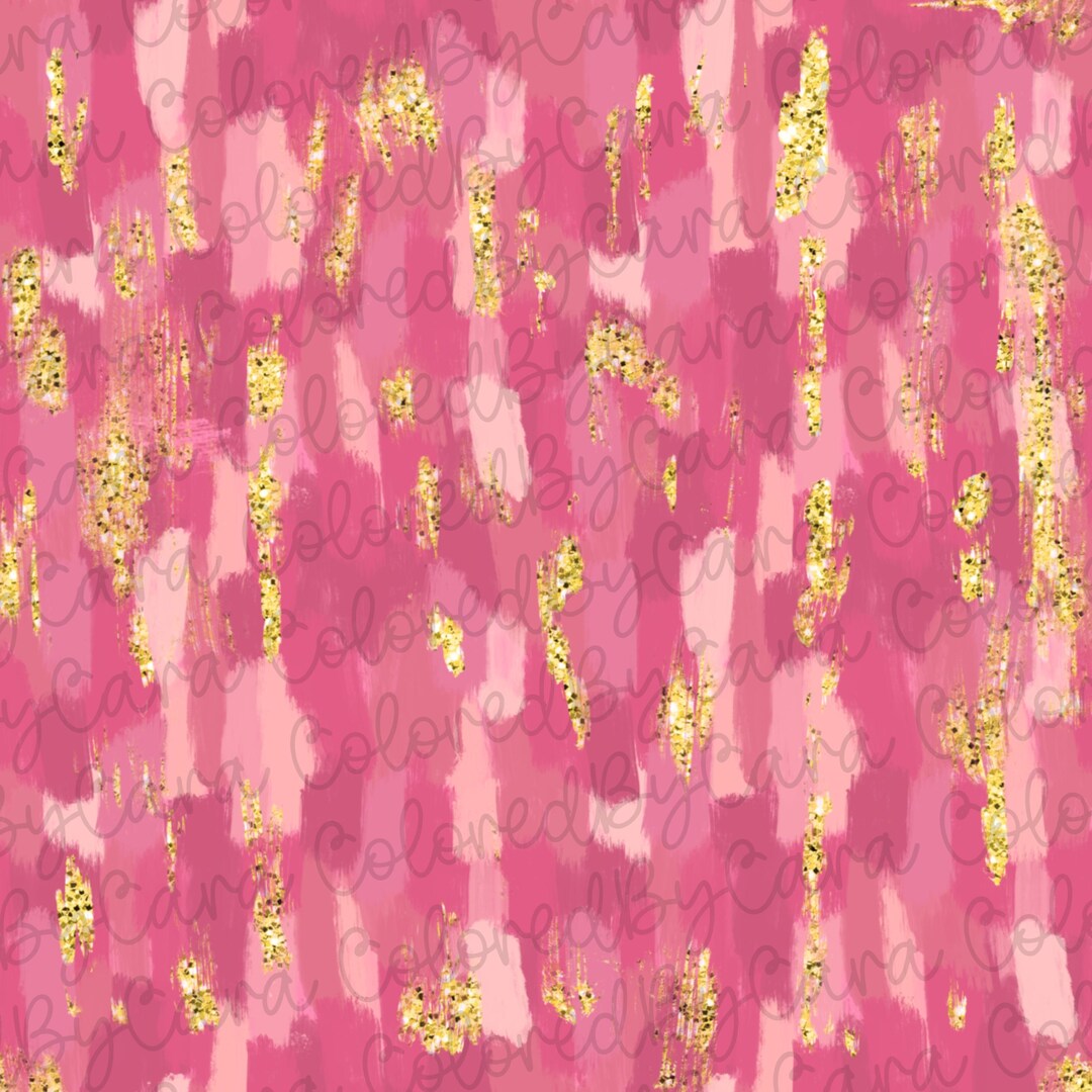 Rose Brushstrokes Seamless Pattern/ Digital Paper/ Brush Strokes ...