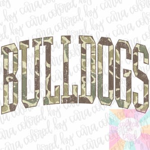 bulldogs PNG/ old camo boy mascot png/ bulldogs mascot png/ camo mascot png/ varsity dtf design/ bulldog school png/ boys mascot png