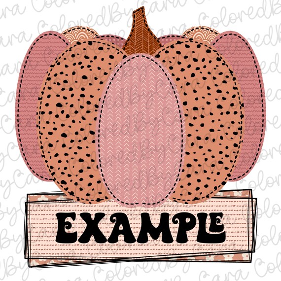 Boho pumpkin png girls fall pumpkin boho design dtf Halloween girls fall png kids fall design boho fall png pink pumpkin design thanksgiving