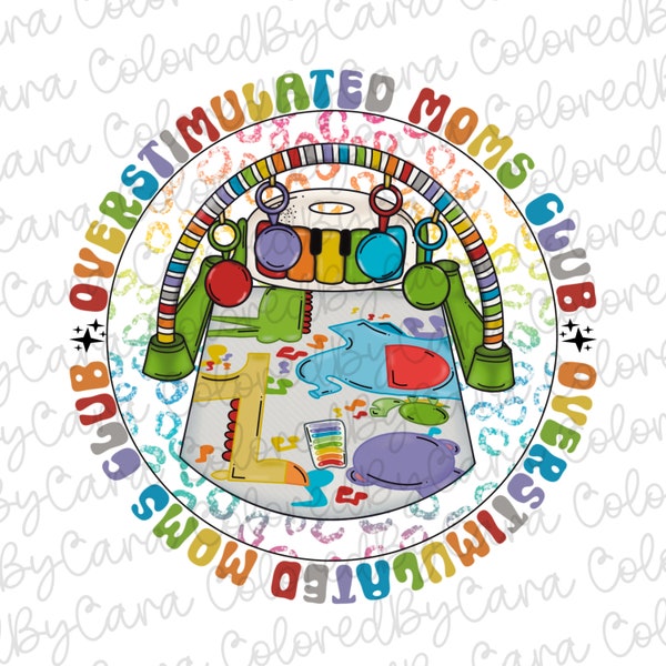 Overstimulated moms club png/ overstimulated mama png/ piano mat png/ TikTok mat/ mom life png/ purple monkey moms club/ piano mat/ mama png