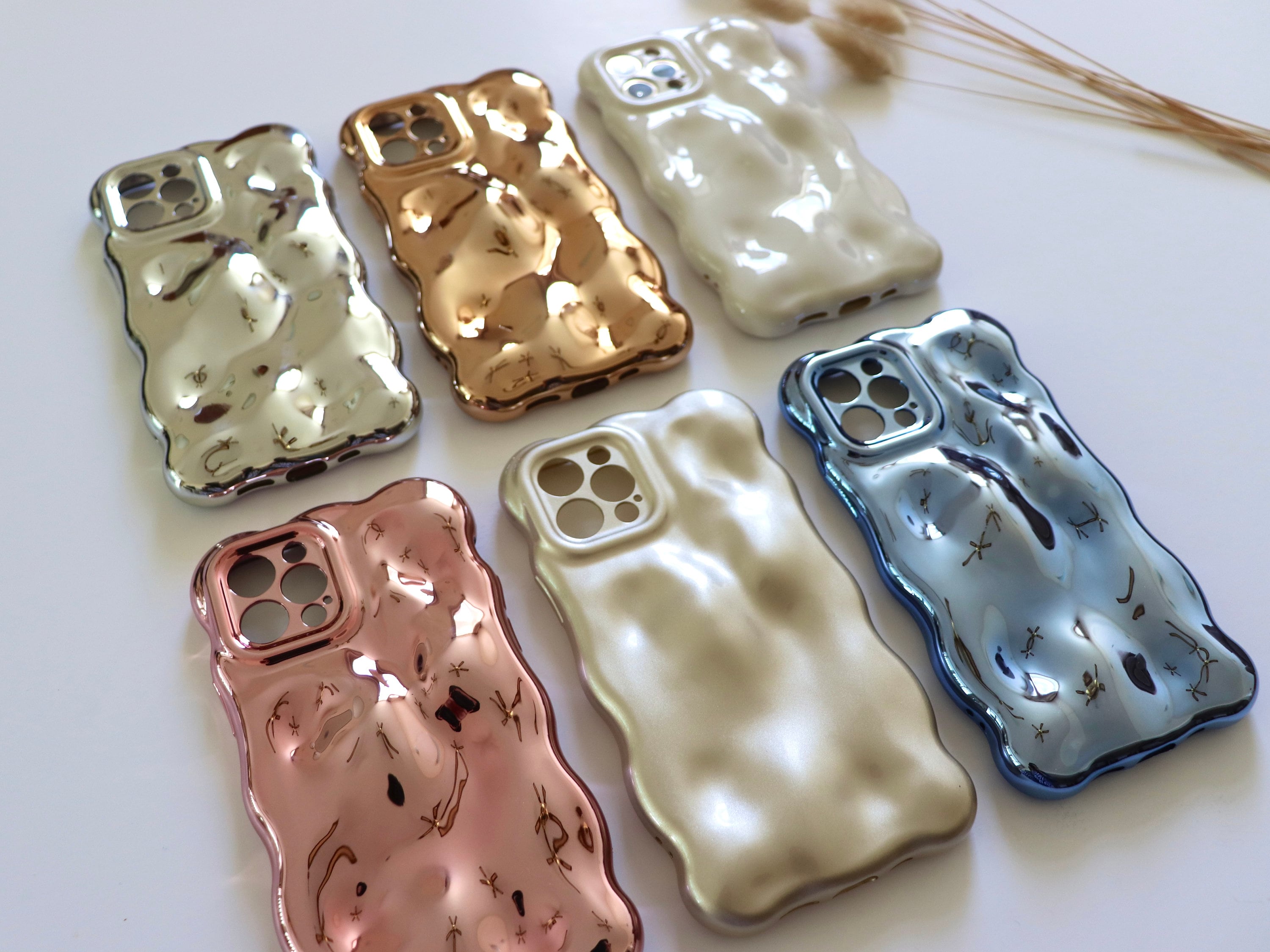 Wave Swirl Phone Case, 3d Phone Case | iPhone 15, iPhone 14, iPhone 13, iPhone 12, iPhone 11, Pro Max Mini Plus, Aesthetic Phone Case