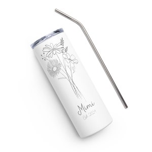 Mimi Tumbler, Mimi Tumbler, Gift for Mimi, Birth Announcement, Nana, Gift From Son, From Daughter, Promoted To Mimi, Mom Appreciation