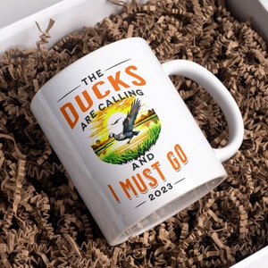Entenjagd Geschenk, Geschenk für Entenjäger, Entenjagd Andenken Becher
