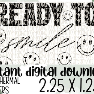 Ready to smile| png download| thermal printer stickers| thermal stickers png |