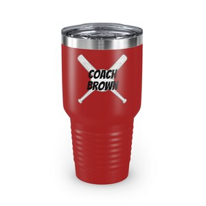 Benutzerdefinierte Baseball Coach Becher Geschenk personalisierte Softball Coach Geschenk Baseball Mom Custom Becher Vatertagsgeschenk Becher für Coach Cup Geschenk