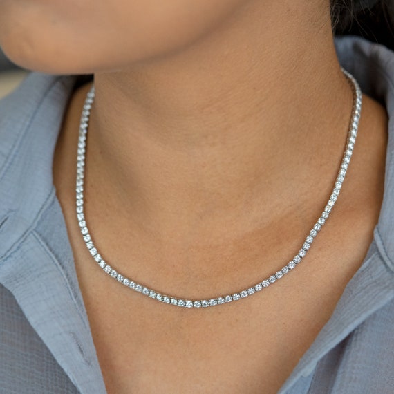 White Gold And 18.55ct Diamond Rivière Necklace Available For Immediate  Sale At Sotheby's