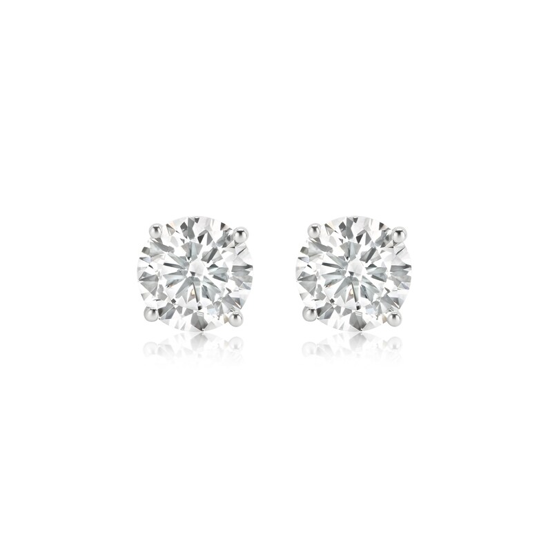 2 carat diamond stud earrings lab created Clearance