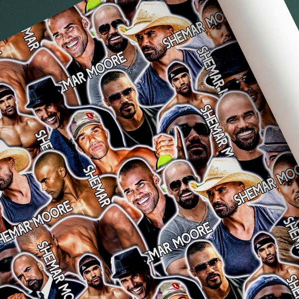 Shemar Moore Wrapping Paper - Shemar Moore Gift Wrap