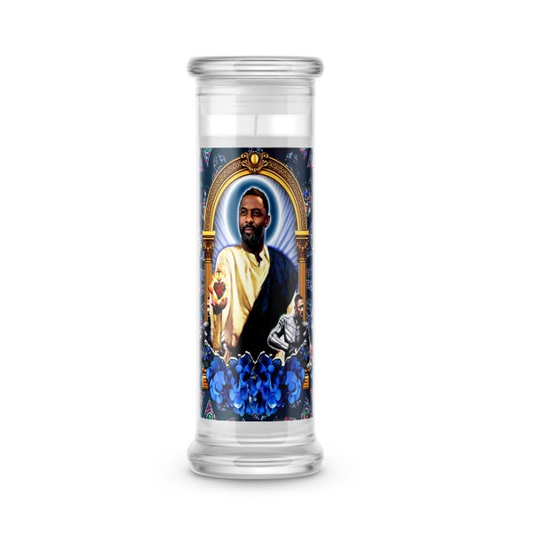 Idris Elba Candle Saint Idris Elba Prayer Candle