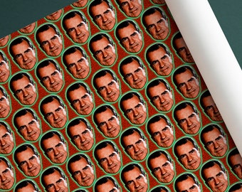 Richard Nixon Wrapping Paper - Richard Nixon Gift Wrap