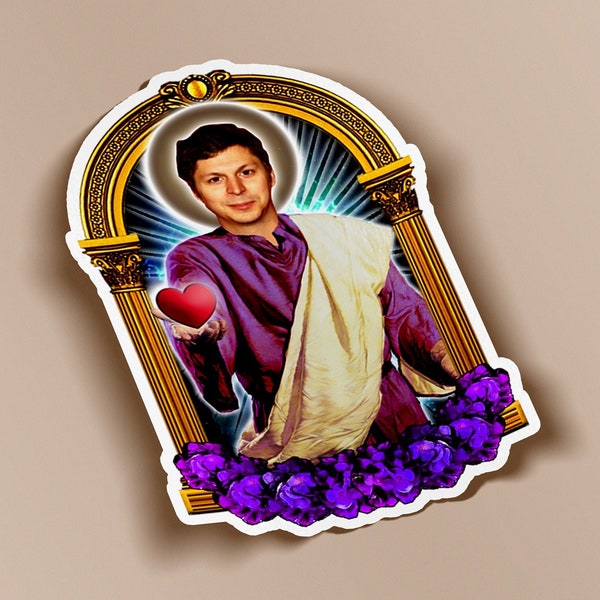 Saint Michael Cera Sticker Michael Cera Sticker - BOGO - Buy One Get One Free