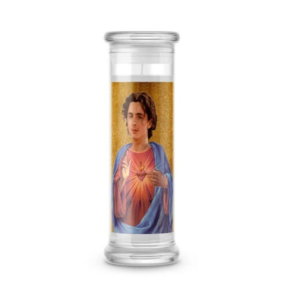Saint Timothee Chalamet Candle Timothee Chalamet Candle