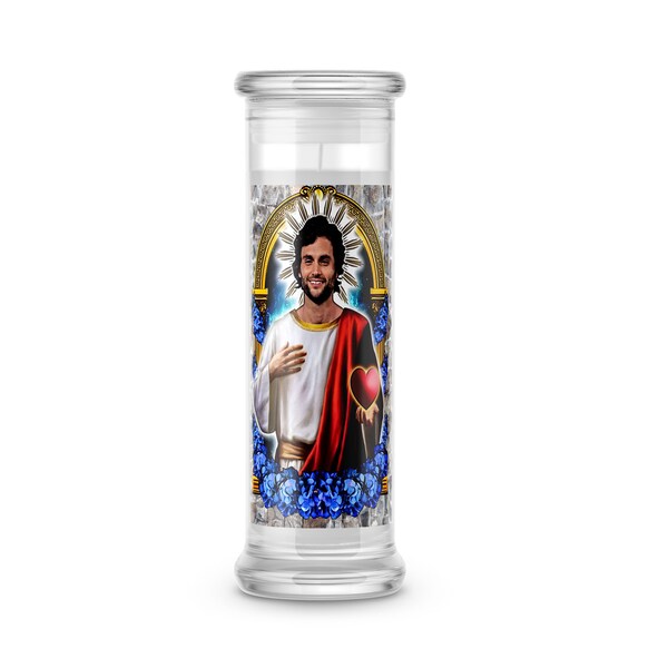 Penn Badgley Candle Saint Penn Badgley Prayer Candle