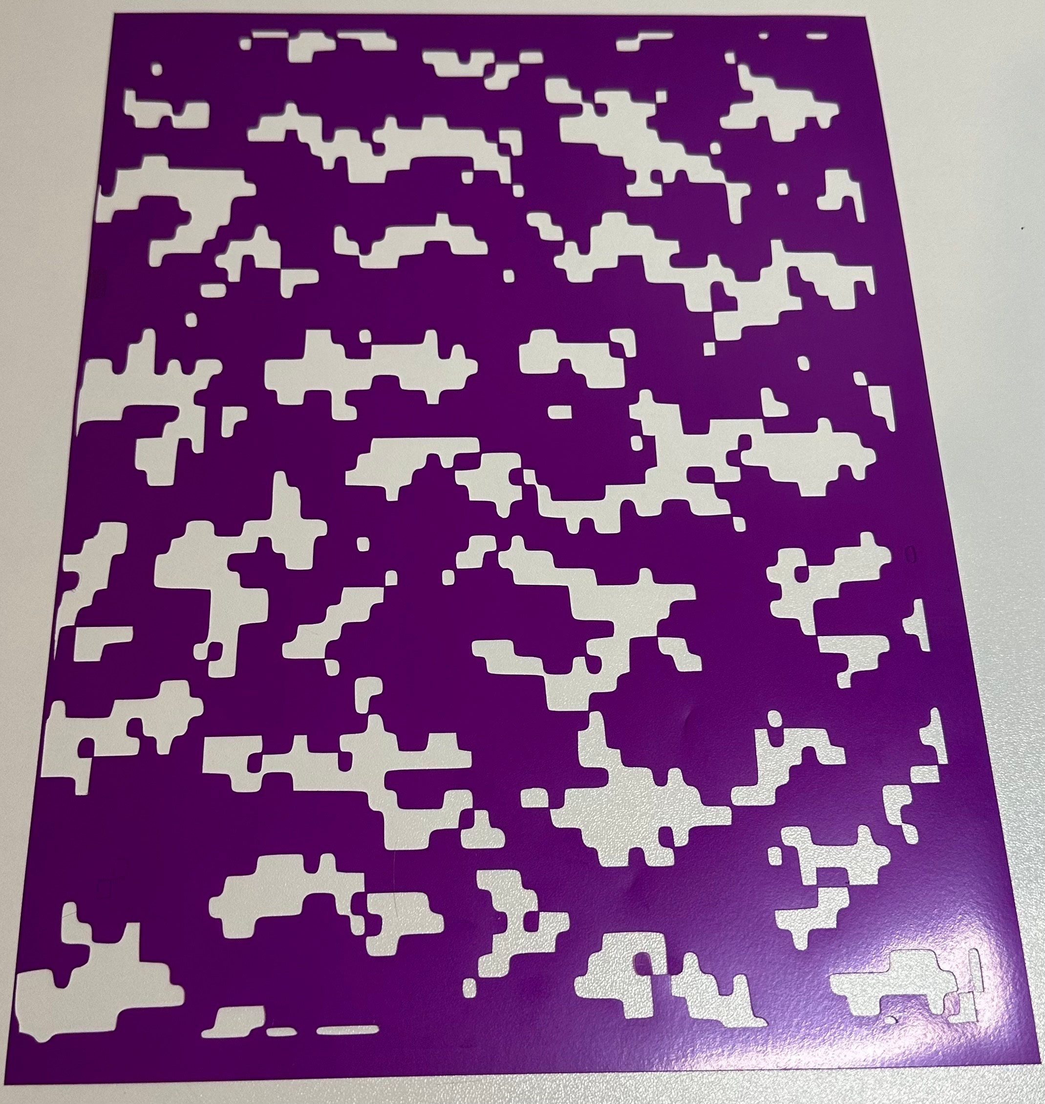 Digital Camo Stencil Etsy