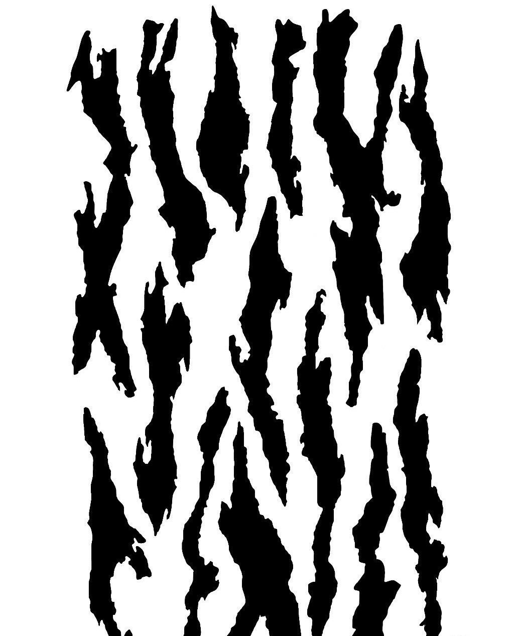Tiger Stripe Camo Stencil - Etsy