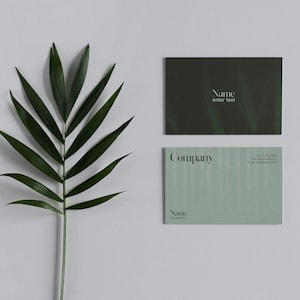 Plantillas de tarjetas de presentación profesionales modernas