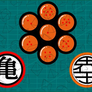 Dragonball SVG/PNG Pack