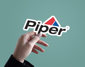 Piper Aircraft Vinyl Sticker: Aviation Decal, Pilot Gift