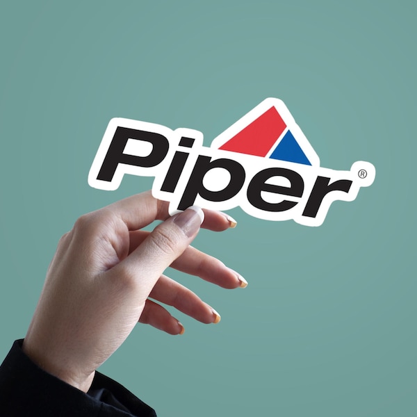Piper Aircraft Vinyl Sticker: Aviation Decal, Pilot Gift