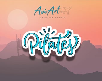 Pilates Sticker: Pilates Waterproof Decal