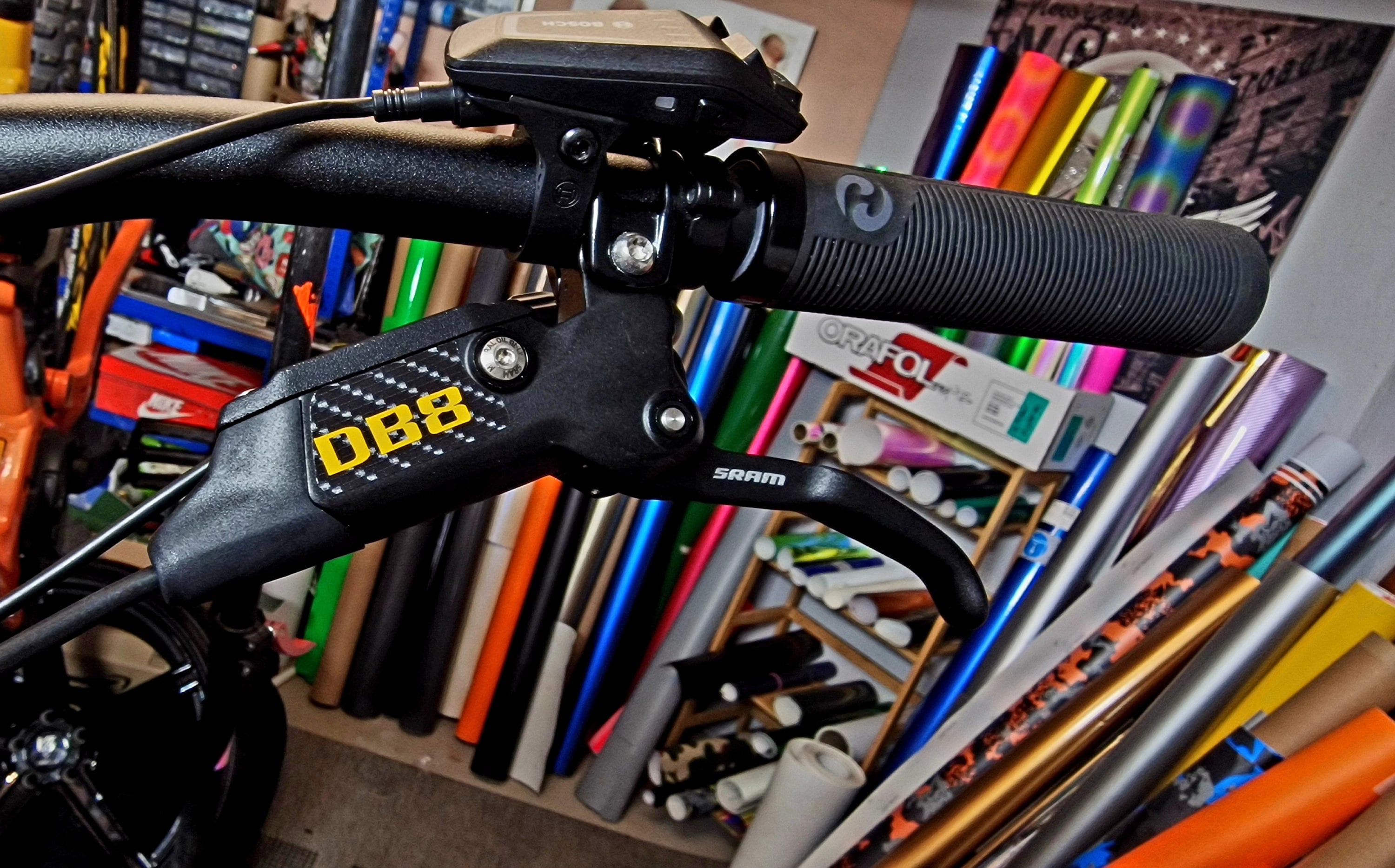 Sram brakes DB8 sticker set various colors available.Mtb /E-Bike /Focus /Cube /