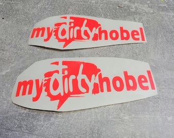 E-Bike Sticker My dirty Hobel Set of 2