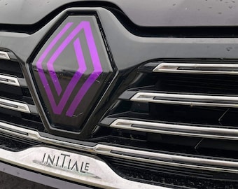 Logo frontal pour Renault Talisman phase 1. Avec rombe fermé.