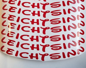 LEICHTSINN rim decals 12 pieces available in various colors. Suitable for 27.5 and 29 inches