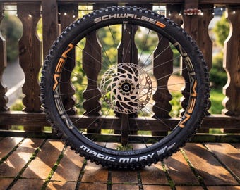 Bike Rim Stickers MTB – Bike Rim Decals 27.5/29 inch | MTB Sticker Set | 2-Color Matte Khaki Kashima | Cube NEWMEN compatible