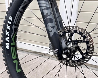 Bike Rim Stickers MTB – Bike Rim Decals 27.5/29 inch | MTB Sticker Set | 2-Color Matte Olive Green Grey | NEWMEN compatible