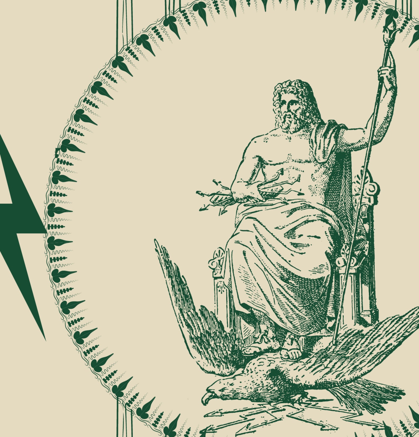 Ancient Greek Mythology Wall Art Zeus, Athena and Medusa Printable