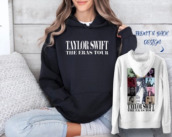 Eras Tour Hoodie front and back design Australia,  Eras Tour Merch, Swiftie Merch, Taylor Swift Sweatshirt, Crewneck, Eras Tour Jumper