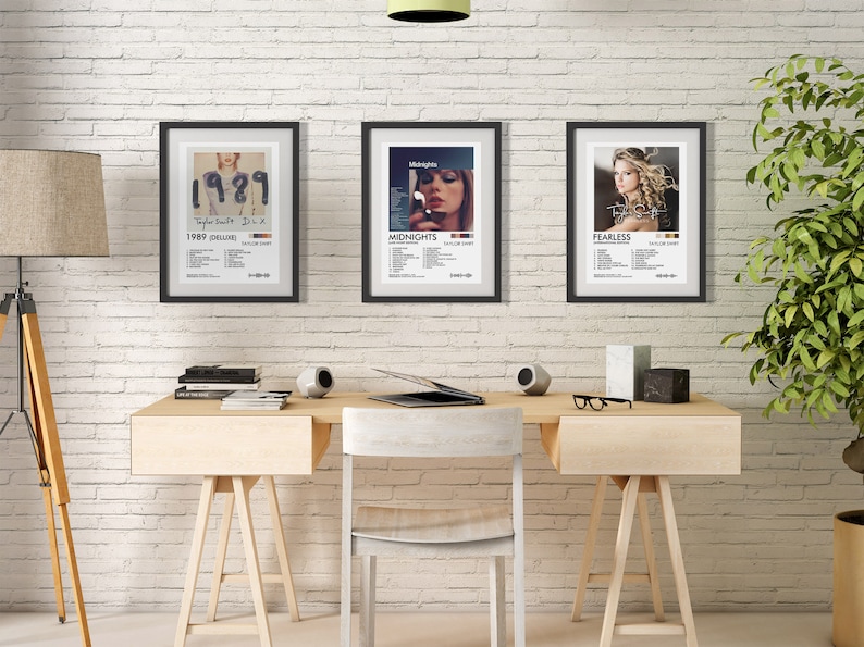 Taylor Posters Prints x3 Any 3 Taylor Album Covers, Wall Posters, Album Posters For Bedroom, Minimalist Print, Posters image 7