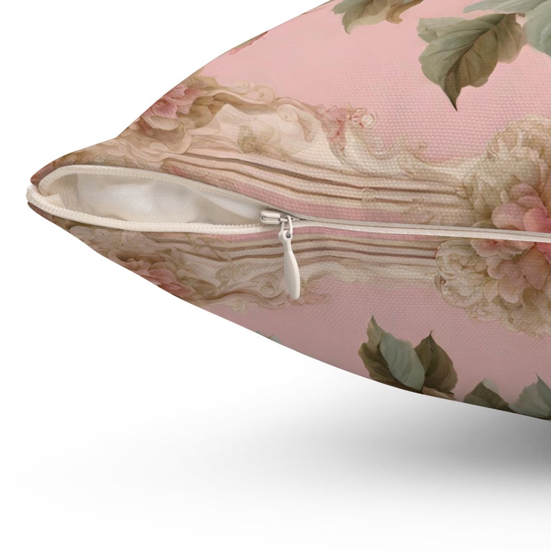 Shabby Chic Throw pillows, matching pink decor pillows, coquette bedroom, Rococo Versailles, cottagecore Pillows, Chateaucore cushions image 9
