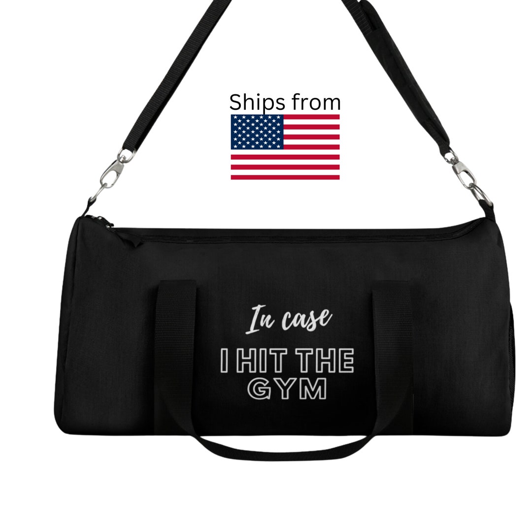 Gym Bag in Case I Hit the Gym Bag With Shoe Compartment, Many Colors