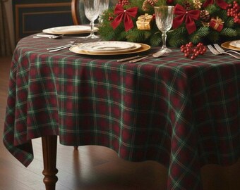 ウィリアムズ・ソノマ クリスマスの前の夜 レッド ジャカード テーブル