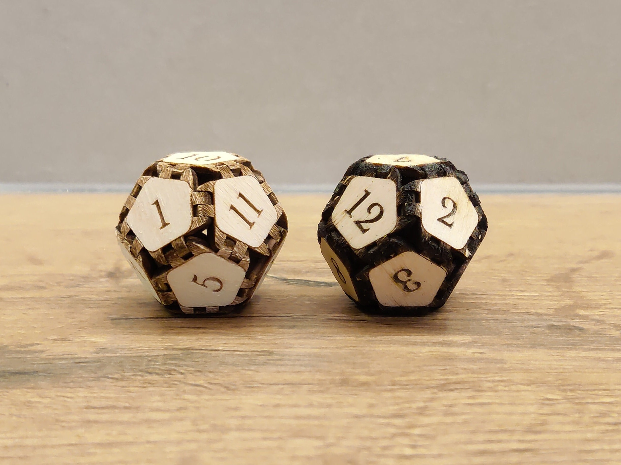 Twelvesided Dice D12 SVG File for Laser Cutter Etsy