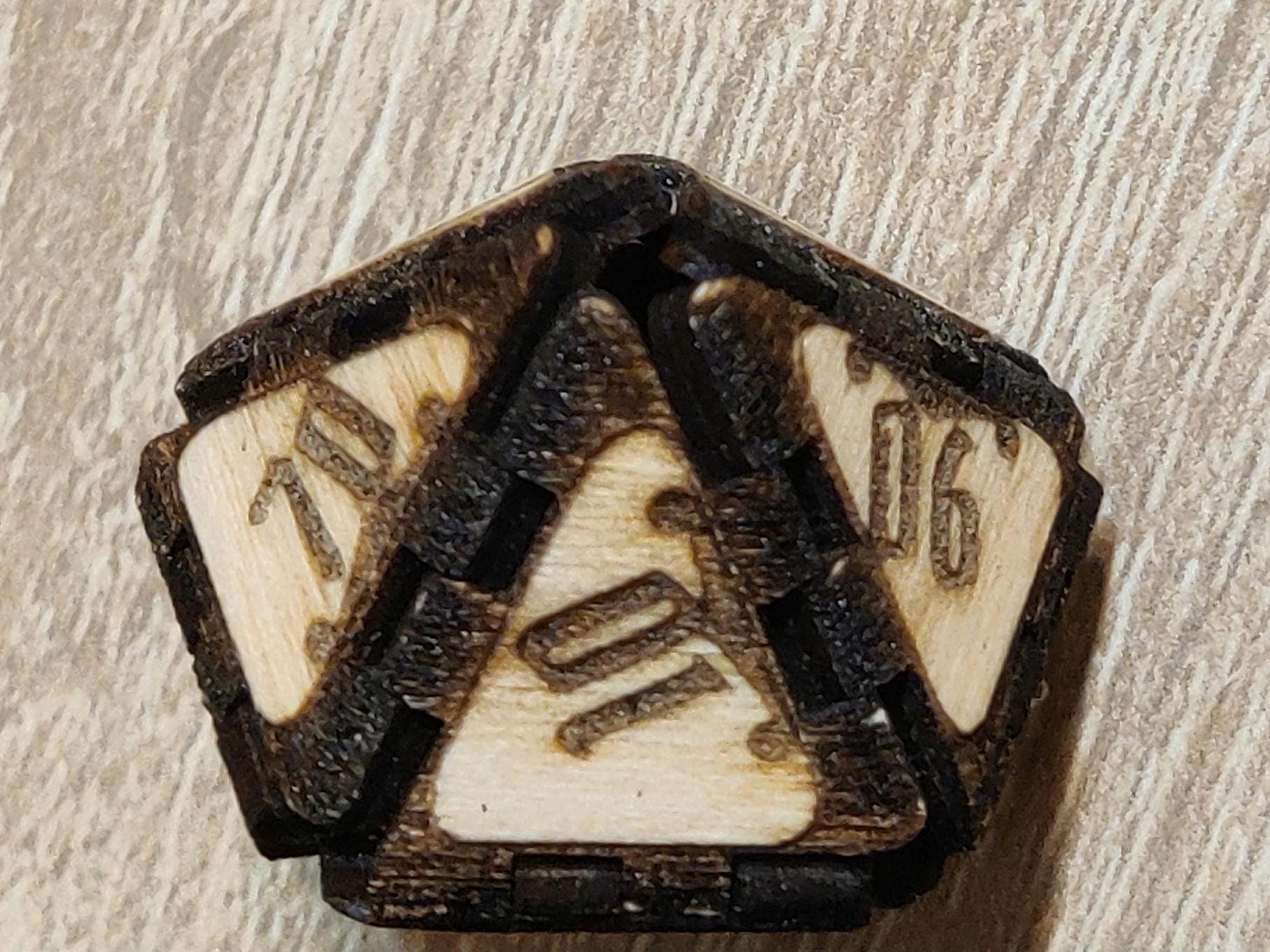 Ten-sided Dice D10-bipyramid - SVG File for Laser Cutter - Etsy