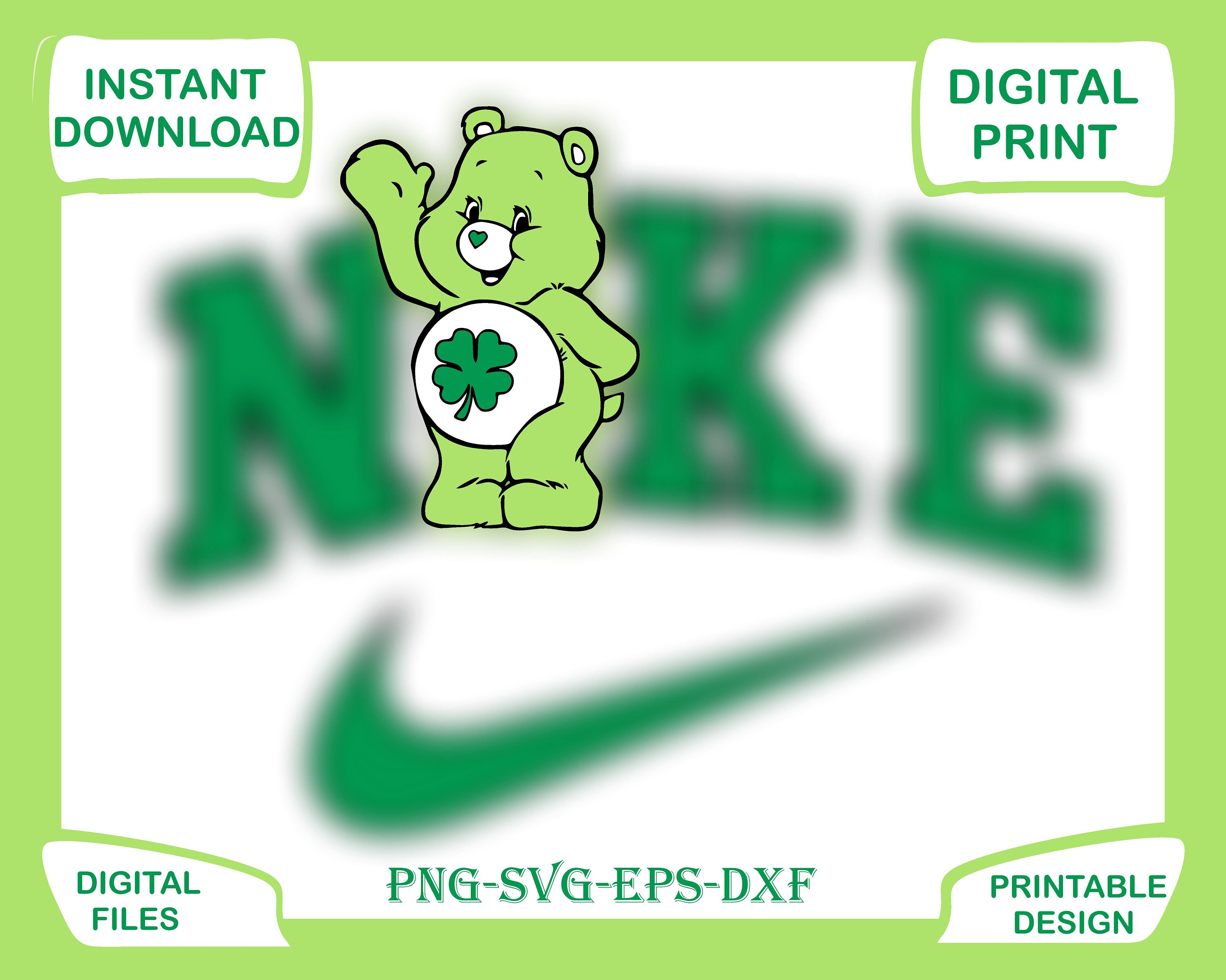 Green Care Bear Svg Care Bears Png Care Bears Clipart - Etsy Ireland
