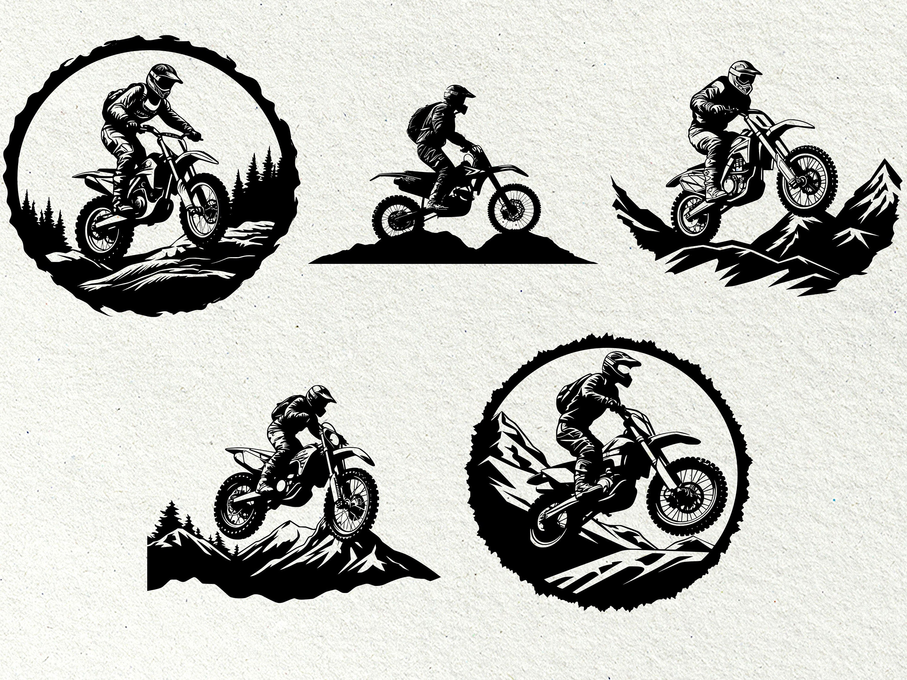 Grasstrack Rider Svg Motocross Rider SVG / Dirt Bike Svg Files / Motorcycle Svg Files ...