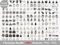 Christmas svg bundle cricut , Christmas clipart, Christmas svg files for cricut, Christmas svg cut files, Christmas clipart commercial use