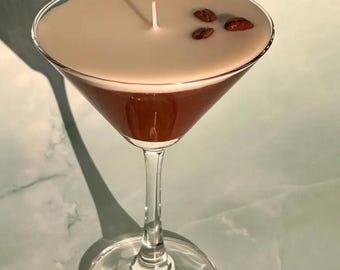 Fall Martini Drink Candle