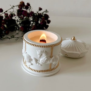 Carousel Wholesale Candle Jars Set of 24|Carousel Jar Storage| Trinkets| Handmade| Gift| Vessel