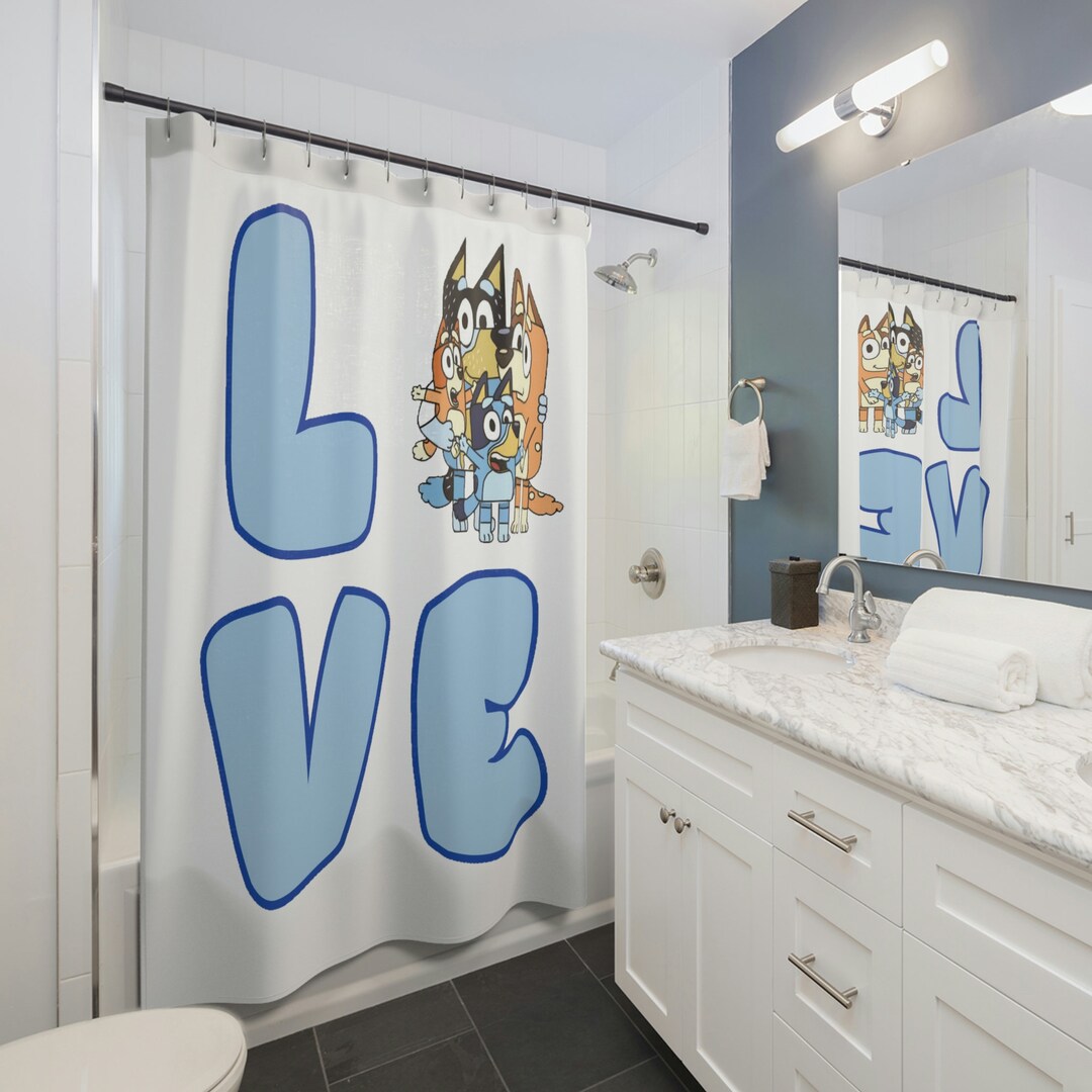 Bluey Shower Curtain Etsy