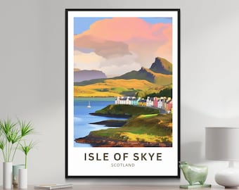 Isle of Skye Scotland Art Print: Coastal Landscape Wall Decor