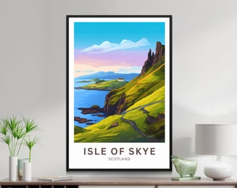 Isle of Skye Scotland Art Print: Scottish Landscape Wall Decor