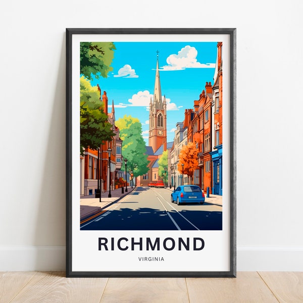 Richmond Poster Etsy