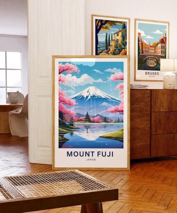 Personalized Mount Fuji Print – Japan Wall Art, Travel Poster - Etsy