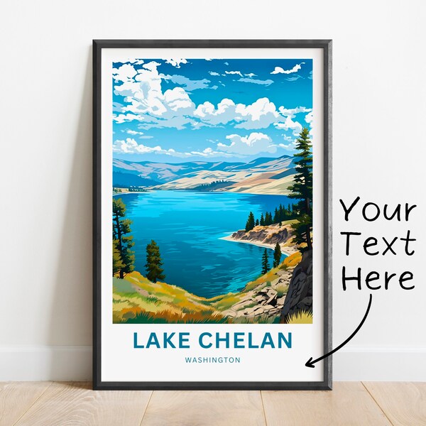 Lake Chelan Wall Art Etsy