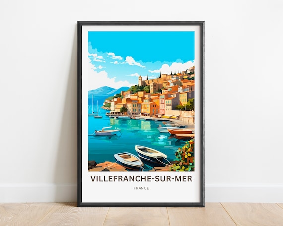 Villefranche-sur-mer Travel Print - Villefranche-sur-mer Poster